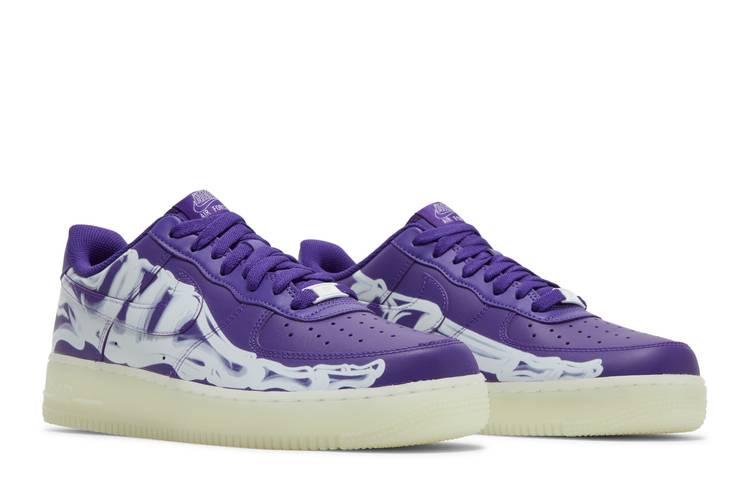 Air Force 1 Low Purple Skeleton Culture Circle