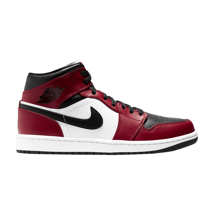 Air Jordan 1 Mid Chicago Black Toe