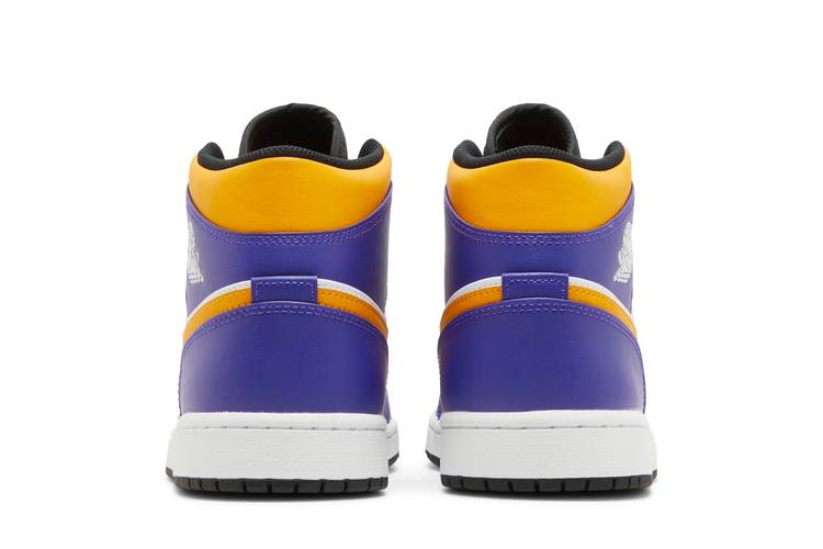 Jordan 1 lakers colorway best sale