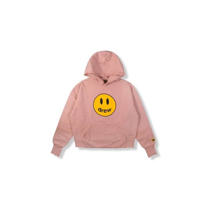 Drew House Deconstructed Mascot Happy Face Hoodie Dusty Rose deals Size S