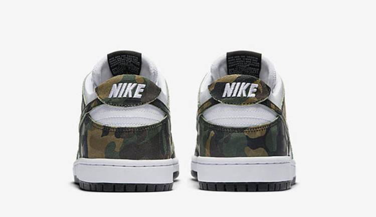 Dunk low sb retailer pro camo green