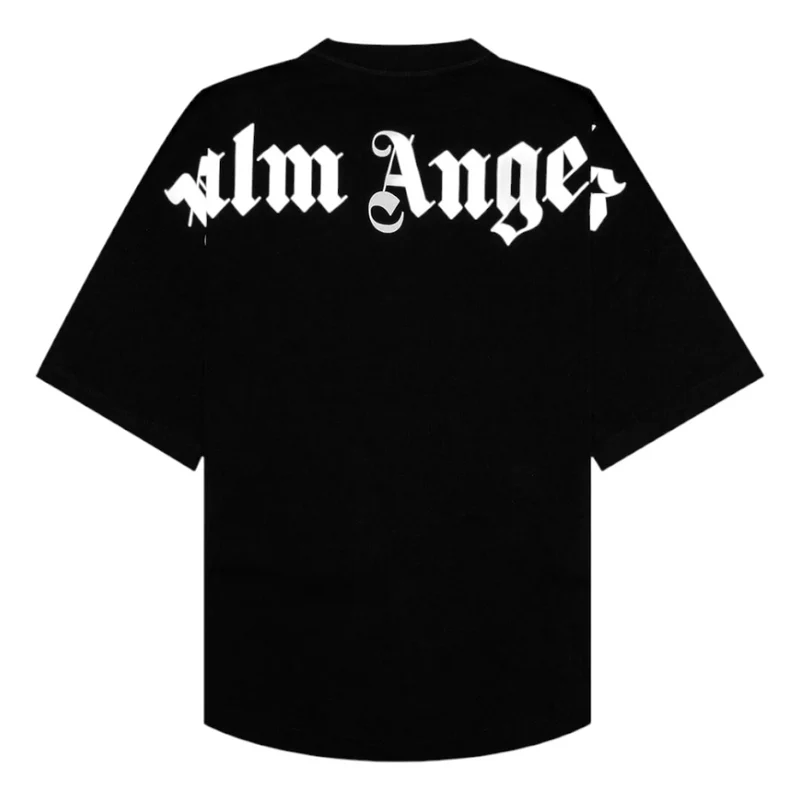 Palm Angels Classic Back Logo Oversized Black Tee