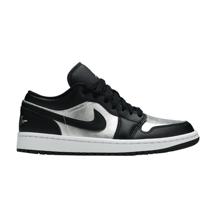 Air jordan 1 low se silver toe sale