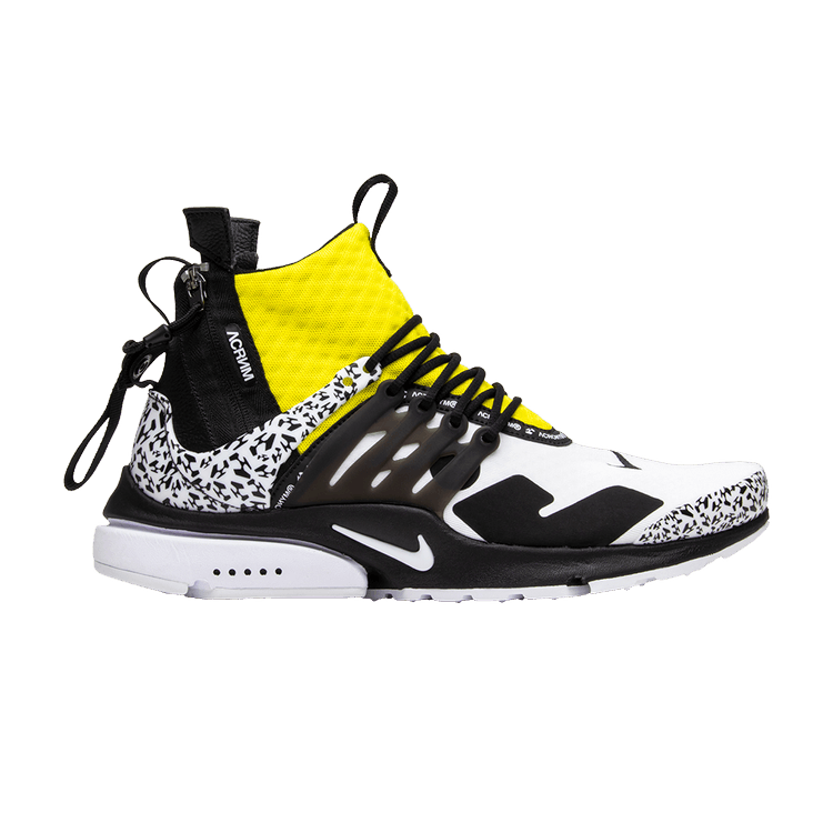 Nike Air Presto Mid Acronym Dynamic Yellow Culture Circle