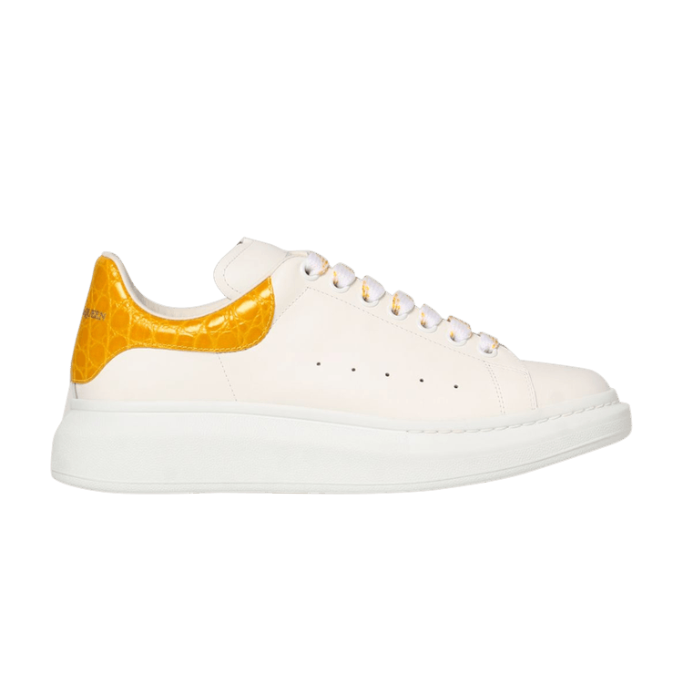 Alexander Mcqueen Oversized Sneaker Pop Yellow Crocodile Culture Circle