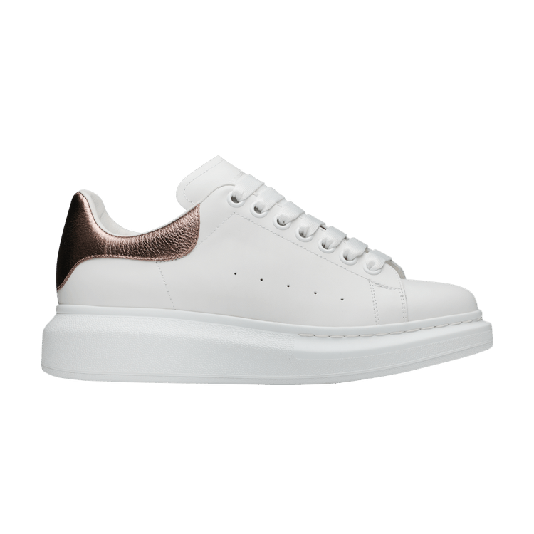 Alexander mcqueen trainers rose gold on sale