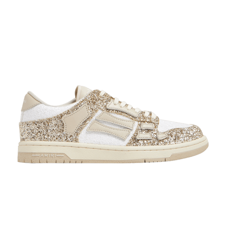 Amiri Wmns Skel Top Low 'Gold Glitter'