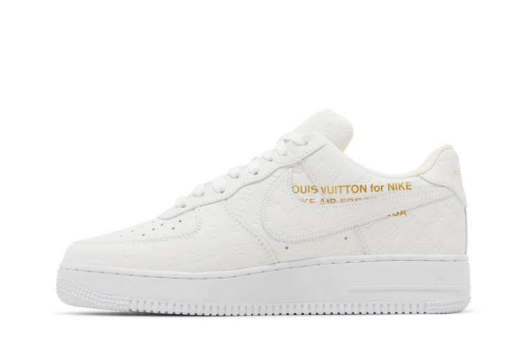 Louis Vuitton x Air Force 1 Low 'Triple White' - Nike
