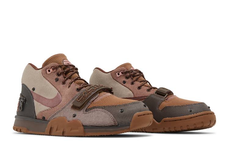 Travis Scott X Air Trainer 1 Sp Archaeo Brown And Rust Pink - Culture Circle